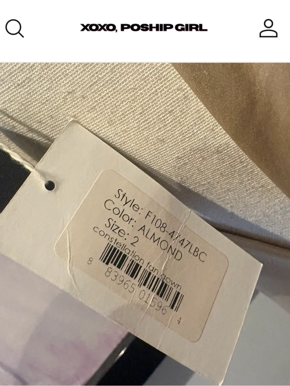 Blair Waldorf's 3.1 Phillip Lim Champagne/Tan Satin Dress, Gossip Girl size 2 - Picture 10 of 10